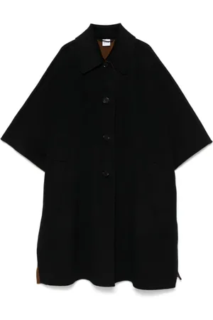 Aspesi Femme, Manteaux, Noir, Taille: 36 FR Manteau croisé