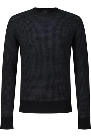 Belstaff Homme, Pulls, Noir, Taille: S Pull ras du cou en laine