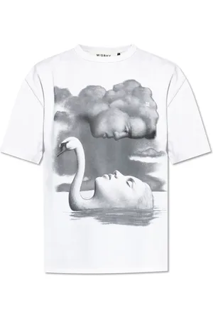 MISBHV Homme, Tops, Blanc, Taille: XL T-shirt imprimé