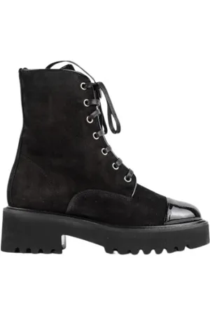 Aquazzura Femme, Chaussures, Noir, Taille: 40 EU Bottines à Lacets Desert