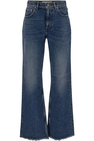 Golden Goose Femme, Jeans, Bleu, Taille: W29 Jean Évasé Court