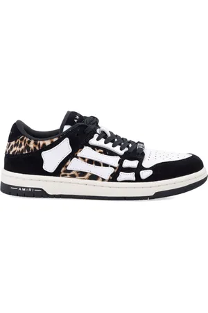 AMIRI Homme, Chaussures, Noir, Taille: 40 EU Baskets basses Leopard Skel-Top