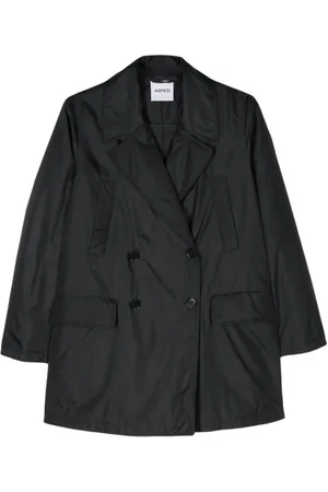Aspesi Femme, Vestes, Noir, Taille: 42 FR Élégant Pardessus Nero