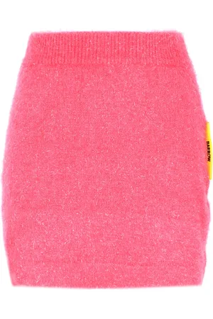 BARROW Femme, Jupes, Rose, Taille: 40 FR Jupe Réfléchissante avec Ceinture Élastique