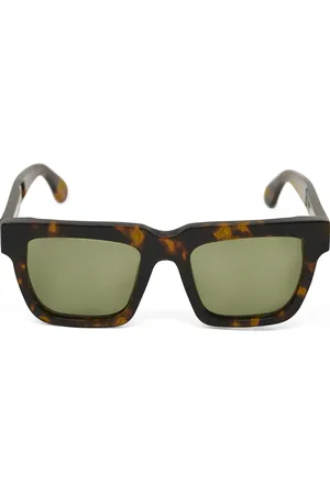 Golden Goose Unisex, Accessoires, Brun, Taille: ONE Size Lunettes de soleil carrées Jamie