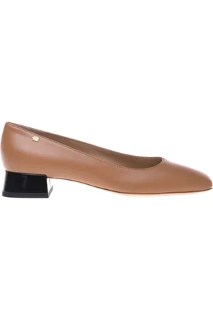 BALDININI Femme, Chaussures, Brun, Taille: 41 EU Escarpins en Cuir et Cuir Verni Noir