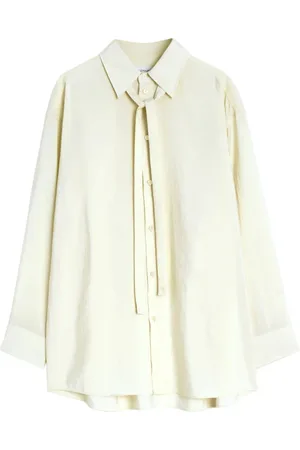 LEMAIRE Femme, Blouses et Chemises, Blanc, Taille: 38 FR Chemise Blanche Classique à Boutons