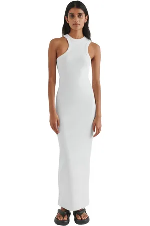 Axel Arigato Femme, Robes, Blanc, Taille: 40 FR Robe asymétrique Scoop