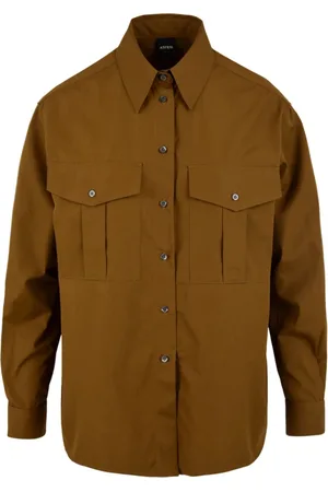 Aspesi Femme, Blouses et Chemises, Brun, Taille: 36 FR Camicia Modello 5414 D307 85218
