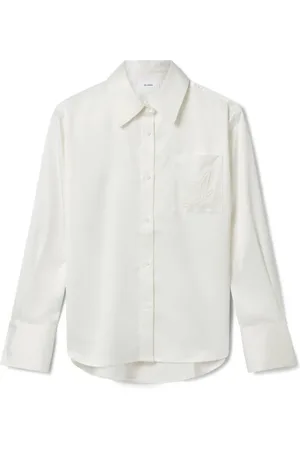 Axel Arigato Femme, Blouses et Chemises, Blanc, Taille: 42 FR Chemise Rumi en satin
