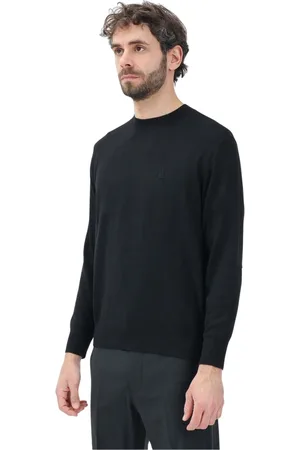 Armani Exchange Homme, Pulls, Noir, Taille: L Pull Noir Col Rond Homme