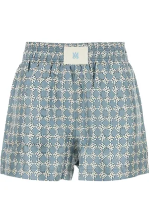 AMIRI Femme, Shorts, Multicolore, Taille: 36 FR Shorts en Soie Imprimés