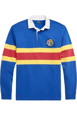 Ralph Lauren Homme, Tops, Bleu, Taille: 2XL Polo à Manches Longues