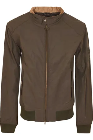 Barbour Homme, Vestes, Vert, Taille: L Blouson Bomber Décontracté Sauge