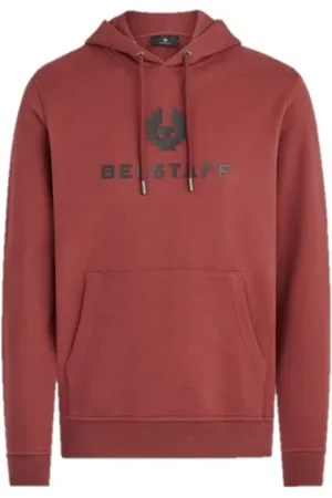 Belstaff Homme, Sweatshirts et sweats à capuche, Rouge, Taille: XL Sweat à Capuche Signature