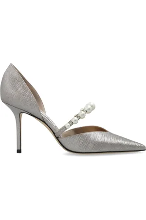 Jimmy Choo Femme, Chaussures, Gris, Taille: 36 EU Chaussures à talons Aurelie