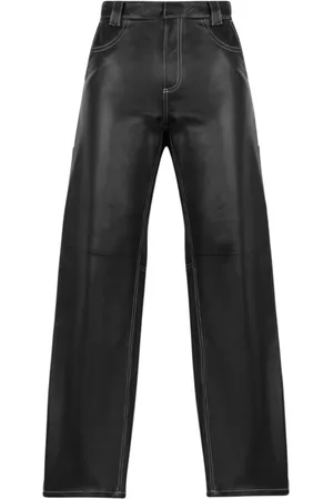 Axel Arigato Femme, Jeans, Noir, Taille: 38 FR Pantalon en cuir Spencer