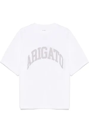 Axel Arigato Homme, Tops, Blanc, Taille: L Logo T-shirt