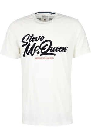 Barbour Homme, Tops, Blanc, Taille: L Murrey Graphic T-Shirt