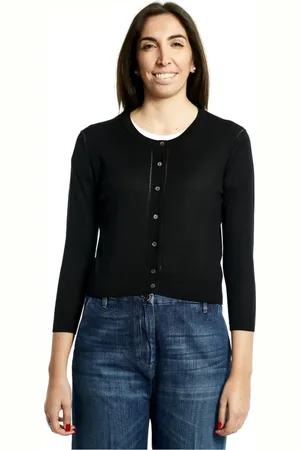 Aspesi Femme, Pulls, Noir, Taille: 36 FR Gilet en maille