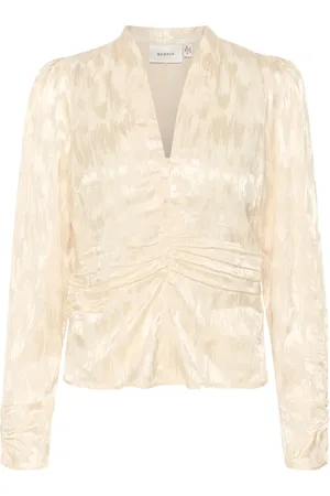 Gestuz Femme, Blouses et Chemises, , Taille: 46 FR Blouse féminine à col en V et manches longues