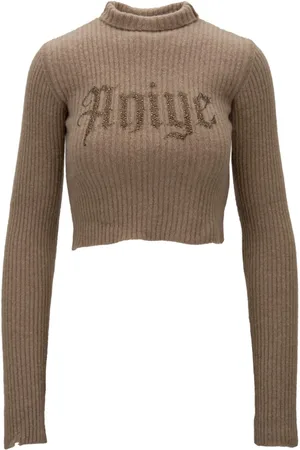ANIYE BY Femme, Pulls, Brun, Taille: 40 FR Col Roulé