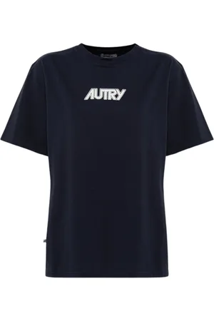 Autry Femme, Tops, Bleu, Taille: 36 FR T-Shirt