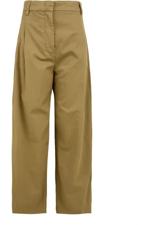 Aspesi Femme, Pantalons, Vert, Taille: 38 FR Pantalon Kaki