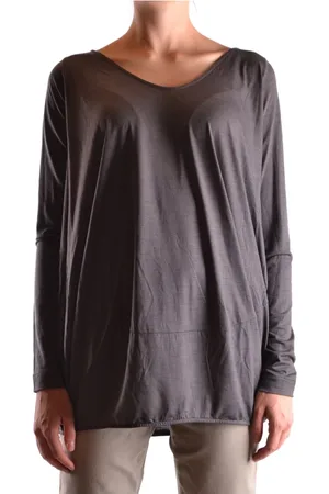 Aspesi Femme, Blouses et Chemises, Gris, Taille: 40 FR Blouse Violette Ample et Modeste