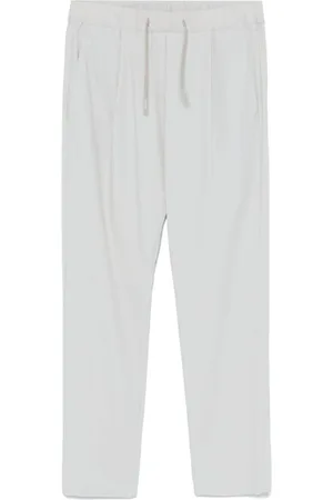 HERNO Femme, Pantalons, Gris, Taille: 42 FR Pantalon de survêtement fuselé gris clair