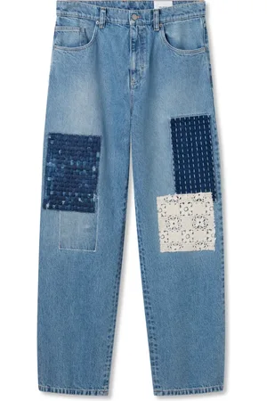 Axel Arigato Homme, Jeans, Bleu, Taille: W30 Patchwork Relaxed Jeans