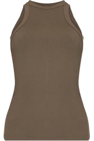 ANINE BING Femme, Tops, Brun, Taille: 36 FR Eva Débardeur Côtelé