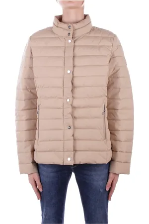 Ralph Lauren Femme, Vestes, , Taille: 40 FR Manteau avec Logo, Fermeture Éclair et Poches Boutonnées
