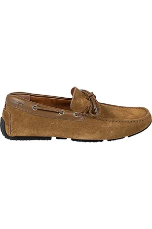 Bally Homme, Chaussures, Brun, Taille: 43 EU Mocassins en Cuir Suédé