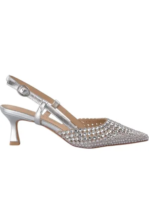 Alma en Pena Femme, Chaussures, Gris, Taille: 40 EU À talon avec strass