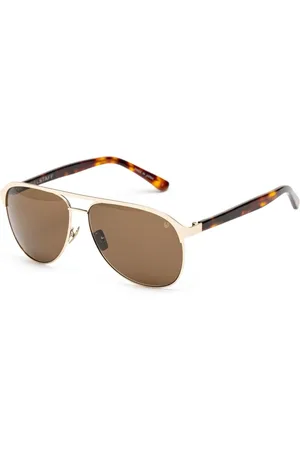 Belstaff Homme, Accessoires, Jaune, Taille: ONE Size Lunettes de soleil artisanales en acétate