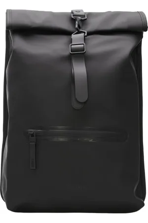 Rains Femme, Sacs, Noir, Taille: ONE Size Sac à dos Rolltop