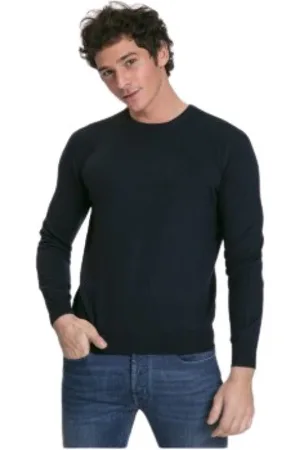 Gran Sasso Homme, Pulls, Bleu, Taille: M Pull à col rond