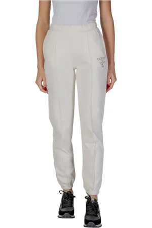 Guess Femme, Pantalons, Blanc, Taille: 40 FR Pantalon de survêtement