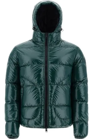 HERNO Homme, Vestes, Vert, Taille: M Bomber vert brillant avec finition résistante à l`eau