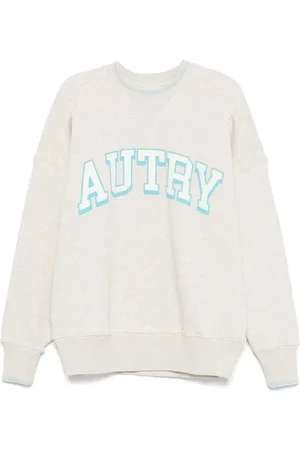 Autry Femme, Sweatshirts et sweats à capuche, Gris, Taille: 40 FR SweaT-shirt ras du cou gris chiné