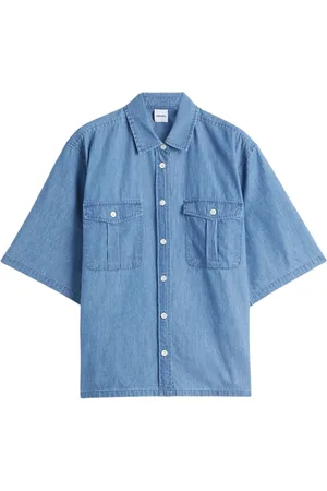 Aspesi Femme, Blouses et Chemises, Bleu, Taille: 38 FR Chemise en denim