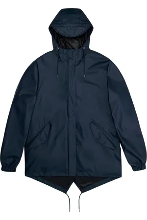 Rains Homme, Vestes, Bleu, Taille: S Veste -de-pie Minimaliste