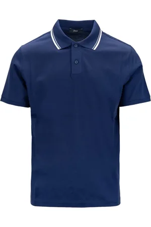 HERNO Homme, Tops, Bleu, Taille: L Polo Boutonné