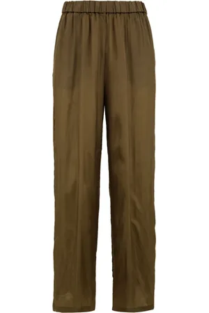 Aspesi Femme, Pantalons, Vert, Taille: 38 FR Pantalon Droit