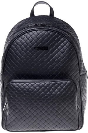 BALDININI Homme, Sacs, Noir, Taille: ONE Size Sac à dos avec imprimé tissé