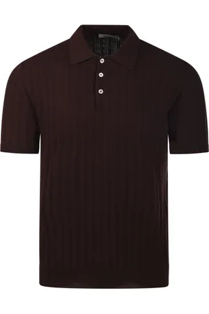 ALTEA Homme, Tops, Brun, Taille: XL Pull Polo Marron