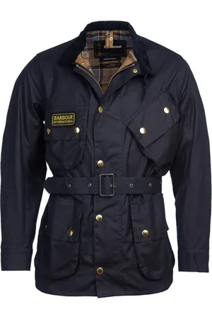 Barbour Homme, Vestes, Bleu, Taille: 3XL Veste International Original