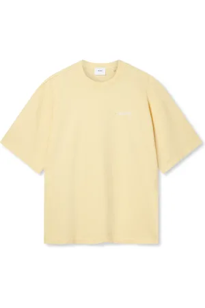 Axel Arigato Homme, Tops, Jaune, Taille: L Honor Washed T-Shirt