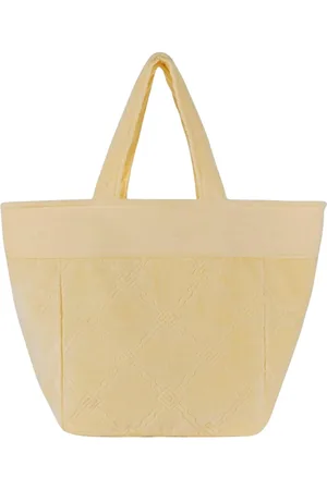 Elisabetta Franchi Femme, Sacs, Jaune, Taille: ONE Size Sac de plage limonade avec design jacquard